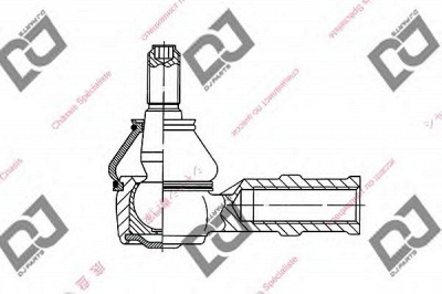 DJ PARTS de1139 -  Наконечник поперечной рулевой тяги